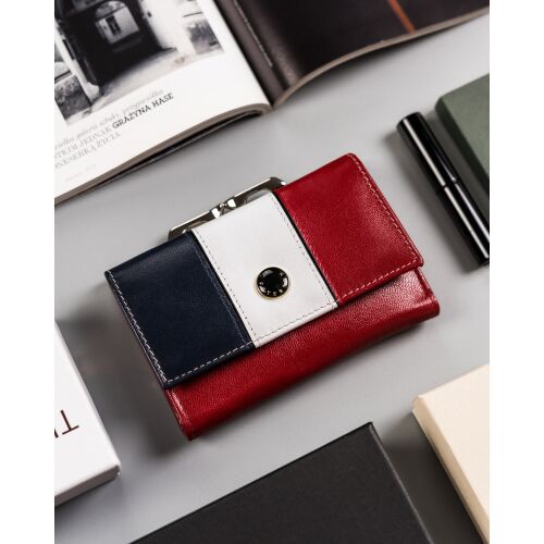 Kicsi, bőr női pénztárca RFID rendszerrel - Peterson 141705208