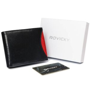 Rovicky 1567-03-BOR RFID bőr férfi pénztárca 141705222 - Férfi pénztárca