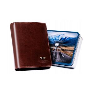 Férfi bőr pénztárca zár nélkül - Peterson 141880906 - Peterson