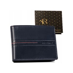 Rozbudowany zgrabny męski portfel skórzany Rovicky 141892889 - Férfi pénztárca