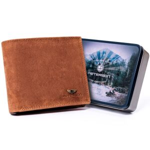 Férfi bőr pénztárca regisztrációs igazolványhoz - Peterson