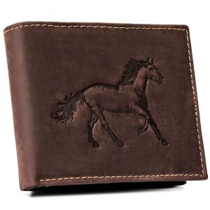 Nagy, barna férfi pénztárca természetes bőrből, RFID rendszerrel - Always Wild 141718164 - Férfi pénztárca