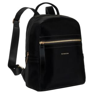 Elegáns női hátizsák arany szerelvényekkel - Peterson
