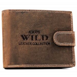 Kompakt férfi bőr pénztárca Always Wild RFID 141722271 - Férfi pénztárca