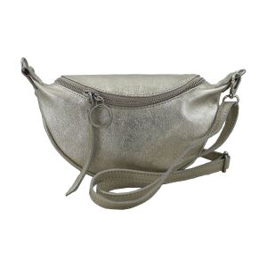 Saszetka nerka skórzana damska - Złota 141732904 - Saszetka