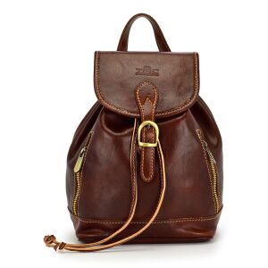 Pakowny damski plecak z grubej skóry naturalnej 141736928 - Opatrunek dodatkowy