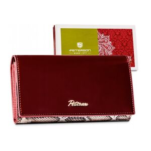 Peterson PTN BS-411 SNAKE-2 bőr női pénztárca 141740042 - Peterson