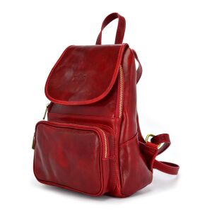 Stylowy duży skórzany damski plecak klasy premium 141741118 - Plecak