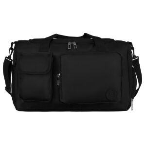 Fekete, sportos utazótáska poliészterből vállpánttal - Peterson 141745311 - Utazótáska
