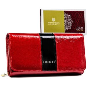 Skórzany damski portfel Peterson PTN 421077-SH 141752595 - Peterson