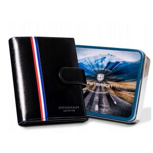 Nagy, bőr férfi pénztárca patenttal - Peterson 141755604 - Peterson