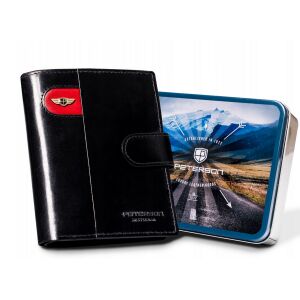 Nagy, bőr férfi pénztárca patenttal - Peterson 141919683 - Peterson