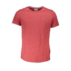 CZERWONY T-SHIRT MĘSKI Z KRÓTKIM RĘKAWEM TOMMY HILFIGER 141756322 - Tommy Hilfiger