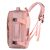 Laptop hátizsák cordurából, rózsaszínben, állítható vállpántokkal - Peterson 141756885
