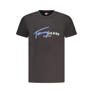 TOMMY HILFIGER KOSZULKA Z KRÓTKIM RĘKAWEM MĘSKA CZARNA 141757770 - Tommy Hilfiger Koszulka męska