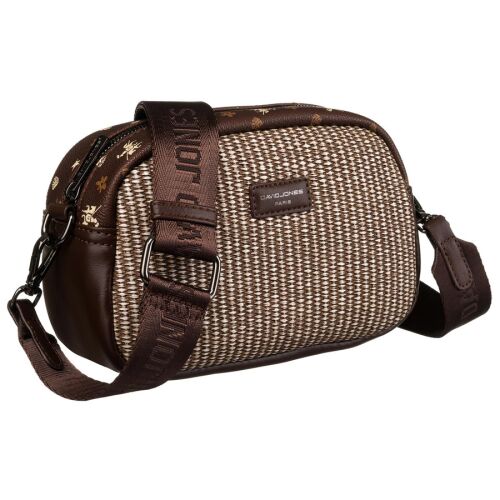 Mała listonoszka damska ze skóry ekologicznej - David Jones 141758097