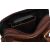 Kétrészes, barna férfi bőr oldaltáska természetes bőrből - Peterson 141768789