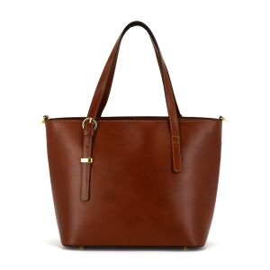 Damska duża Torebka skórzana na ramię Vera Pelle 142641195 - Opatrunek dodatkowy