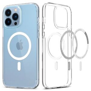 Spigen Ultra Hybrid MagSafe kompatibilis Apple iPhone 13 Pro Max tok átlátszó-fehér (ACS03210) (ACS03210) 141783264 - Sport telefontok