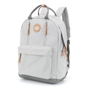 Praktikus világosszürke hátizsák egyetemre - Himawari 141785893 - Bőrönd &Táska