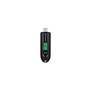 256GB USB3.2 PEN DRIVE TYPE-C CAPLESS BLACK (TS256GJF790C) 141790072 - Pendrive
