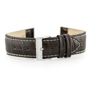 Pasek skórzany do zegarka BISSET BS-110 - 20mm 141791130 - Akcesoria do zegarków