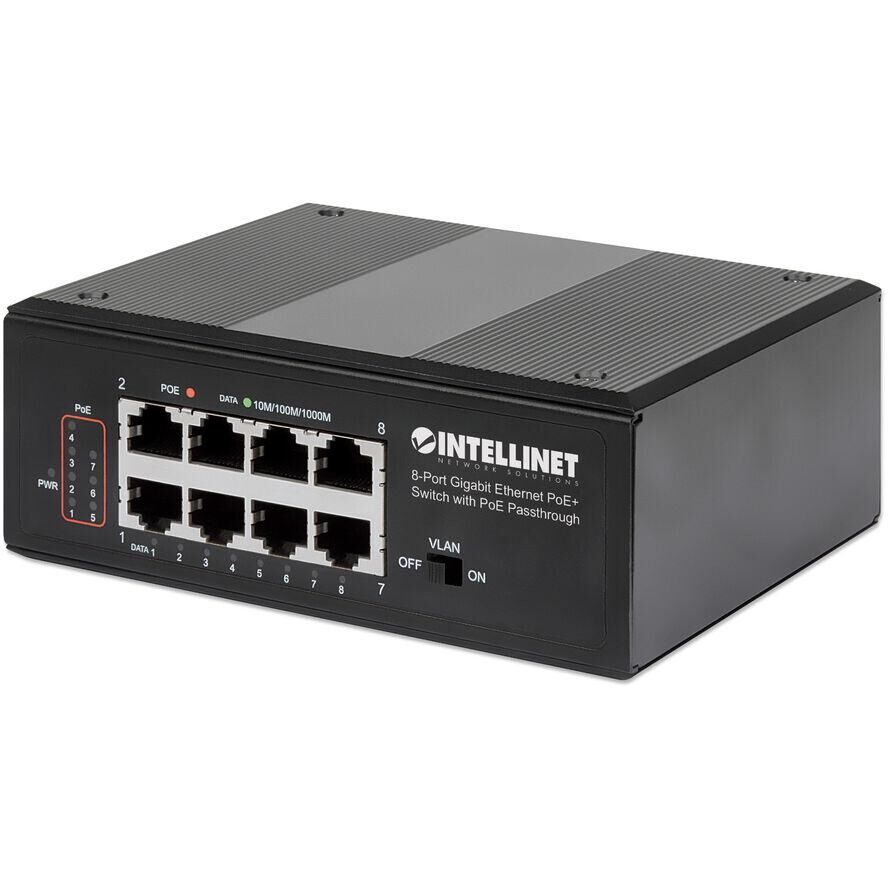 Intellinet 561624 switch-uri Gigabit Ethernet (10/100/1000) Power over Ethernet (PoE) Suport Negru (561624)