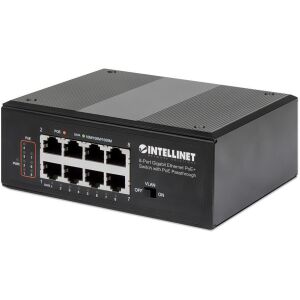 Intellinet 561624 switch-uri Gigabit Ethernet (10/100/1000) Power over Ethernet (PoE) Suport Negru (561624) 141792465 - Intellinet