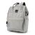Szürke, nagy méretű női hátizsák USB porttal és laptoptartó zsebbel - Himawari 141794406
