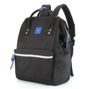 Városi, fekete hátizsák állítható pántokkal - Himawari 141800467 - Bőrönd &Táska