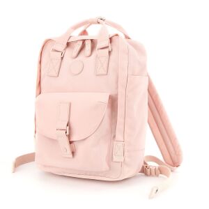 Vízálló városi hátizsák rózsaszínben, cipzárral zárható - Himawari 141800477 - Bőrönd &Táska