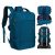 Kék színű utazó hátizsák, ideális kézipoggyászhoz, kompressziós pántokkal - Peterson 141803765