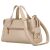 Elegáns, bézs női táska szintetikus anyagból, cipzárral zárható - Peterson 141924282