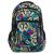 Ifjúsági hátizsák iskolába, poliészterből varrva, graffitit utánzó mintával, állítható pántokon - Peterson 141809630