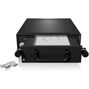 ICY BOX IB-148SSK-B 13,3 cm (5.25") Tárolómeghajtó tálca Fekete (IB-148SSK-B)