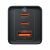 Incarcator de retea Baseus GaN5 Pro, 2 porturi USB C si un port USB, Cablu USB C la USB C, 65W, Negru (CCGP120201) 141817985
