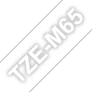 TZE-M65 LAMINATED TAPE 36MM 8M CLEAR MATT/WHITE (TZEM65)