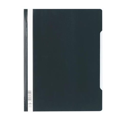 Gyorsfűző, PP, A4+, DURABLE, fekete