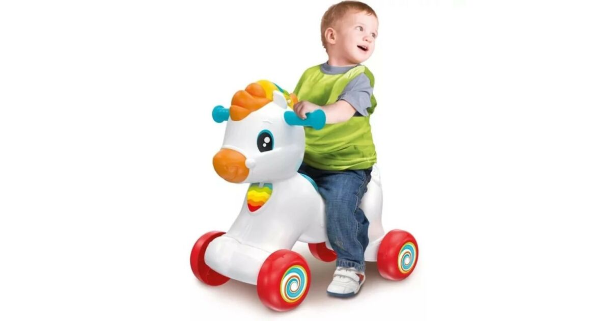 Interaktív hintaló Rainbow Rider 3 az 1-ben Clementoni | Pepita.hu