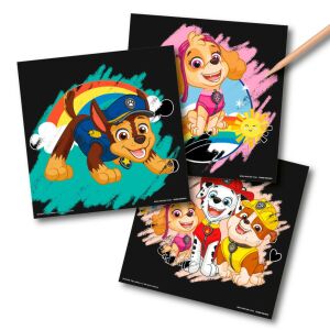Paw Patrol Kartice za grebanje - Chase, Skye, Marshall, Rubble - Mancs Őrjárat