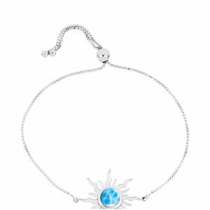 Ezüst Karkötő Barahonai Larimarral, Y61811 141858797 - Női kiegészítő