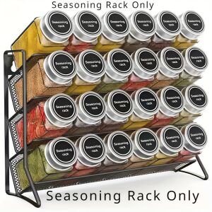 4 Szintes Fém Fűszertartó Konyhapult Szervező 147144100 - Tárolás & Rendszerezés