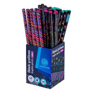 Grafitceruza ASTRA PEN neon háromszögletű HB 48 darabos 141873505 - Astra