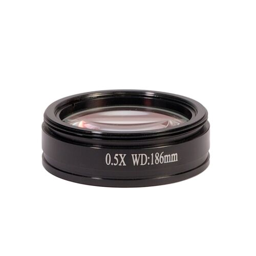 MAGUS 05A 0.5x akromatikus objektív sztereomikroszkóphoz, 186mm munkatávolság - Mikroszkóp objektív lencse