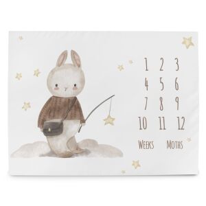 Ceba Baby Milestone mérföldkő alátét fotózáshoz 92x72 cm - Basic Dreamer 141884021 - Baba mérföldkő takaró