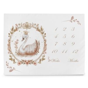 Ceba Baby Milestone mérföldkő alátét fotózáshoz 92x72 cm - Basic Glamour Style 141884178 - Baba mérföldkő takaró