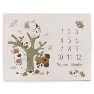 Ceba Baby Milestone mérföldkő alátét fotózáshoz 92x72 cm - Basic Koala 141884334 - Baba mérföldkő takaró