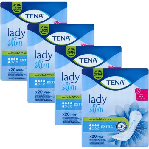 Tena Lady Slim Extra inkontinencia betét, 4 csomag 20 darabos