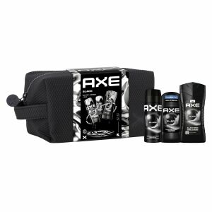 Axe Black poklon set s kozmetičkom, dezodoransom, gelom za tuširanje i stickom - Axe
