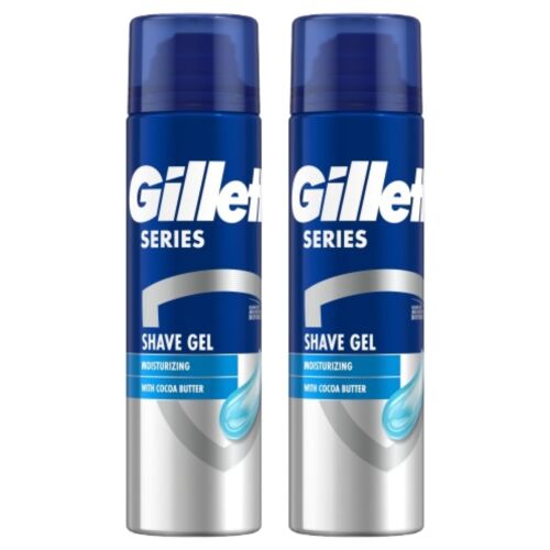 Gillette Series Hidratáló Borotvazselé Kakaóvajjal, 2x200ml
